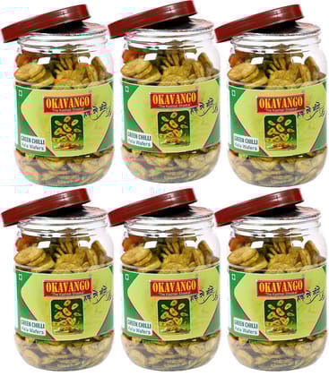 Banana Chips Green Chilli Flavour 300 gms X Pack of 6