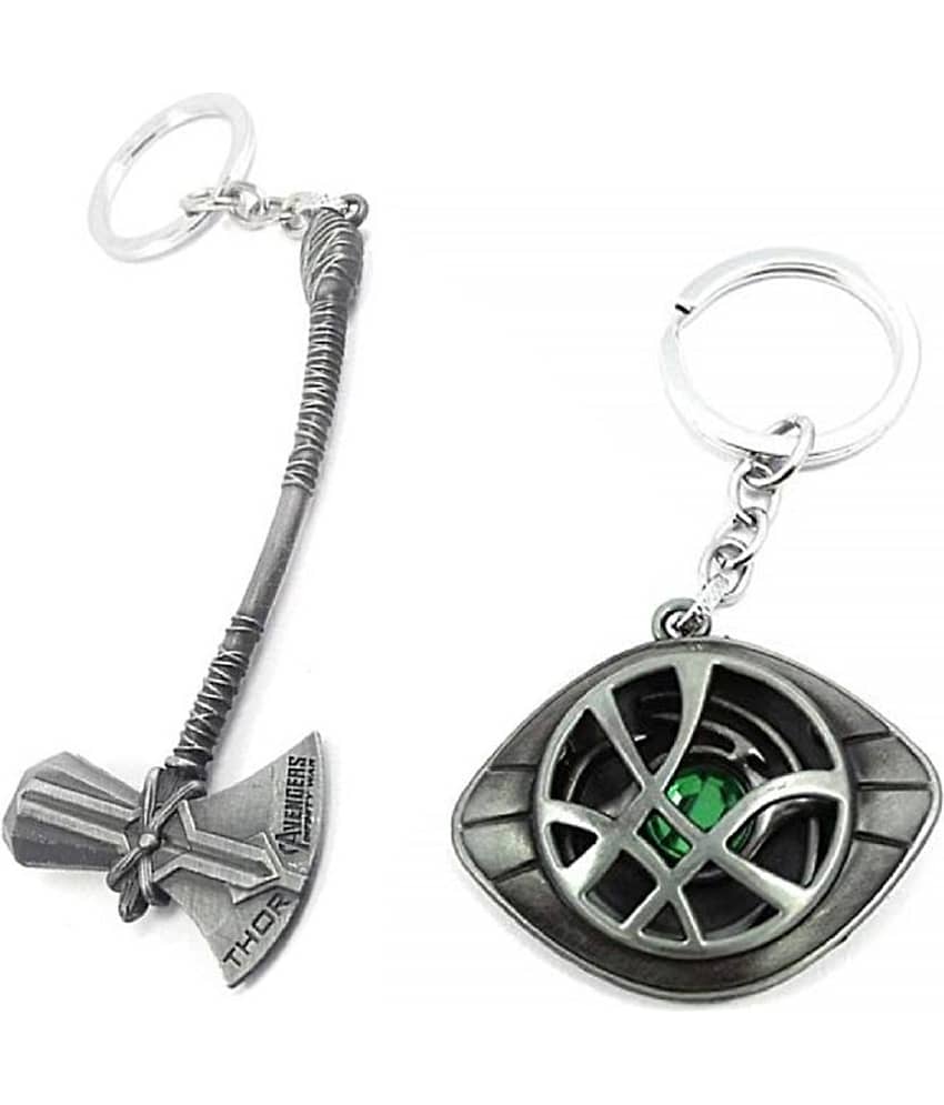 ZYZTA - Multicolor Men's Decorative Keychain ( Pack of 2 )