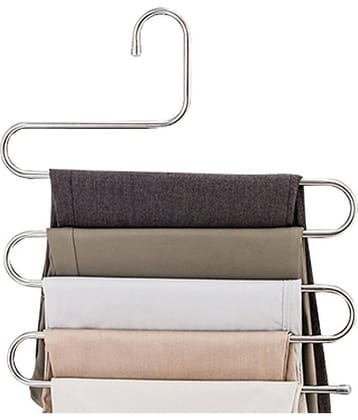 PINDIA - Stainless Steel Standard Clothes Hangers ( Pack of 1 )