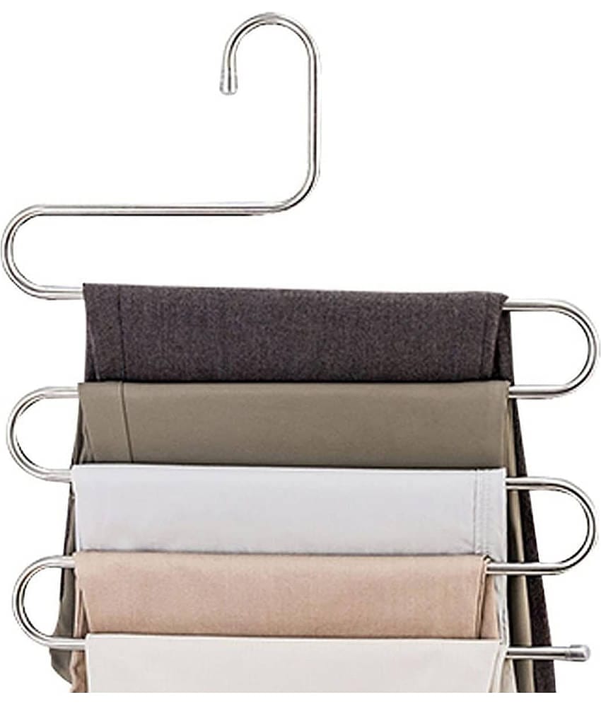 PINDIA - Stainless Steel Standard Clothes Hangers ( Pack of 1 )