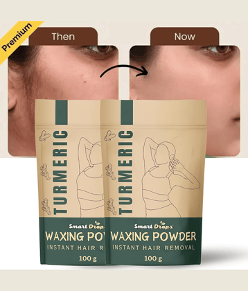 Smartdrops Organic Hair Removal Waxing for Men & Women 100 ( Pack of 2 )