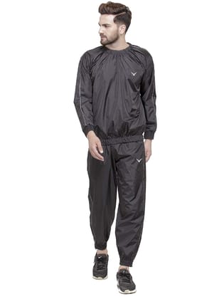 Invincible Unisex Pro Sauna Suit-Black / S