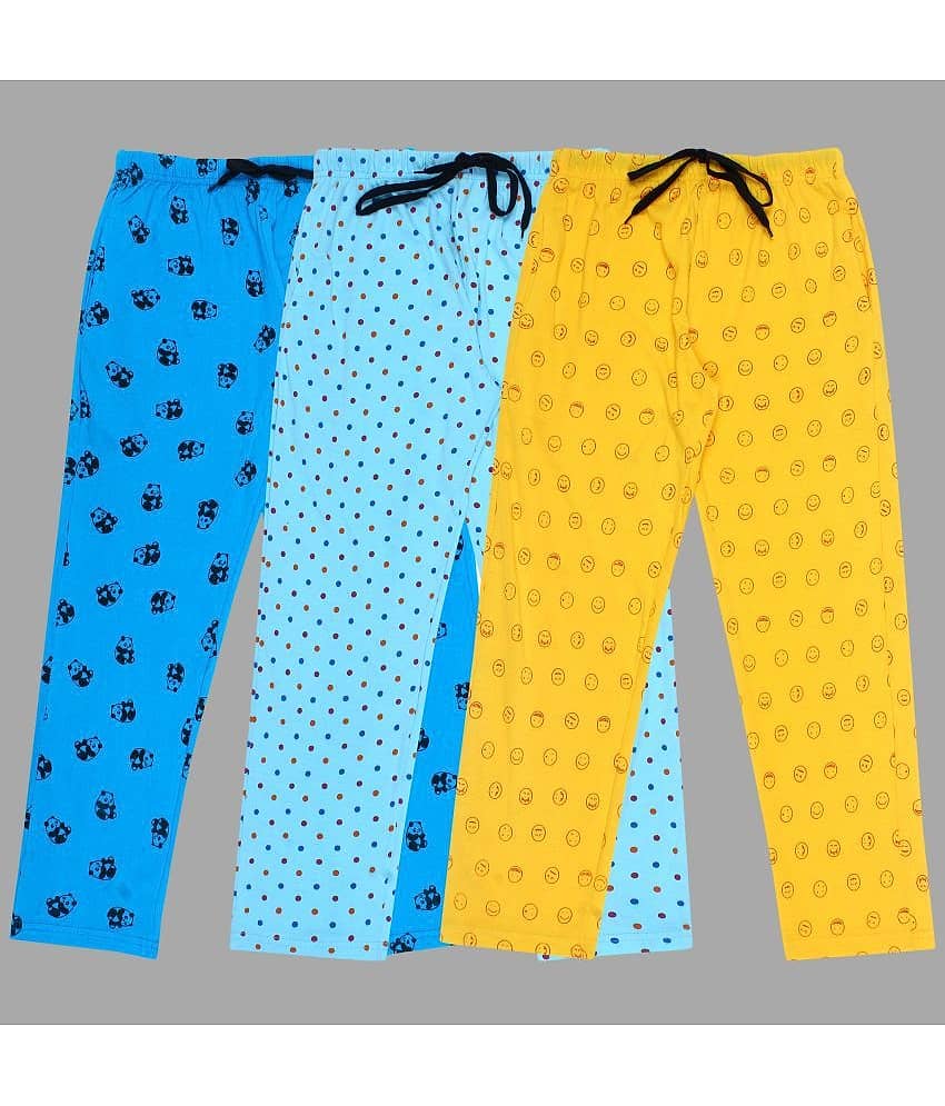 Diaz Pack of 3 Boys Cotton Blend Trackpant ( Multi Color )