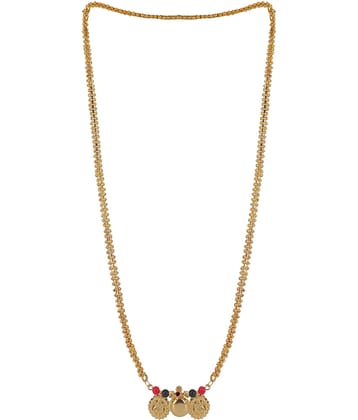 JIPPA - Golden Mangalsutra ( Pack of 1 )