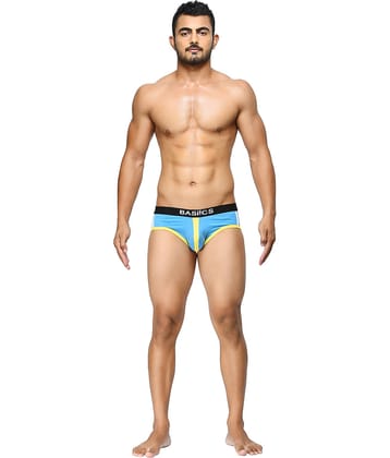La Intimo Pack of 1 Cotton Briefs For Men's ( Blue )