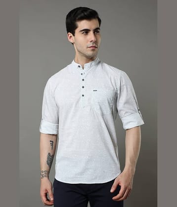Cool Colors - White 100% Cotton Slim Fit Men's Casual Shirt ( Pack of 1 )