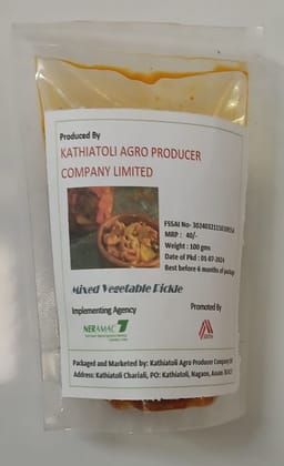 Mix Veg Pickle  - 100 gm