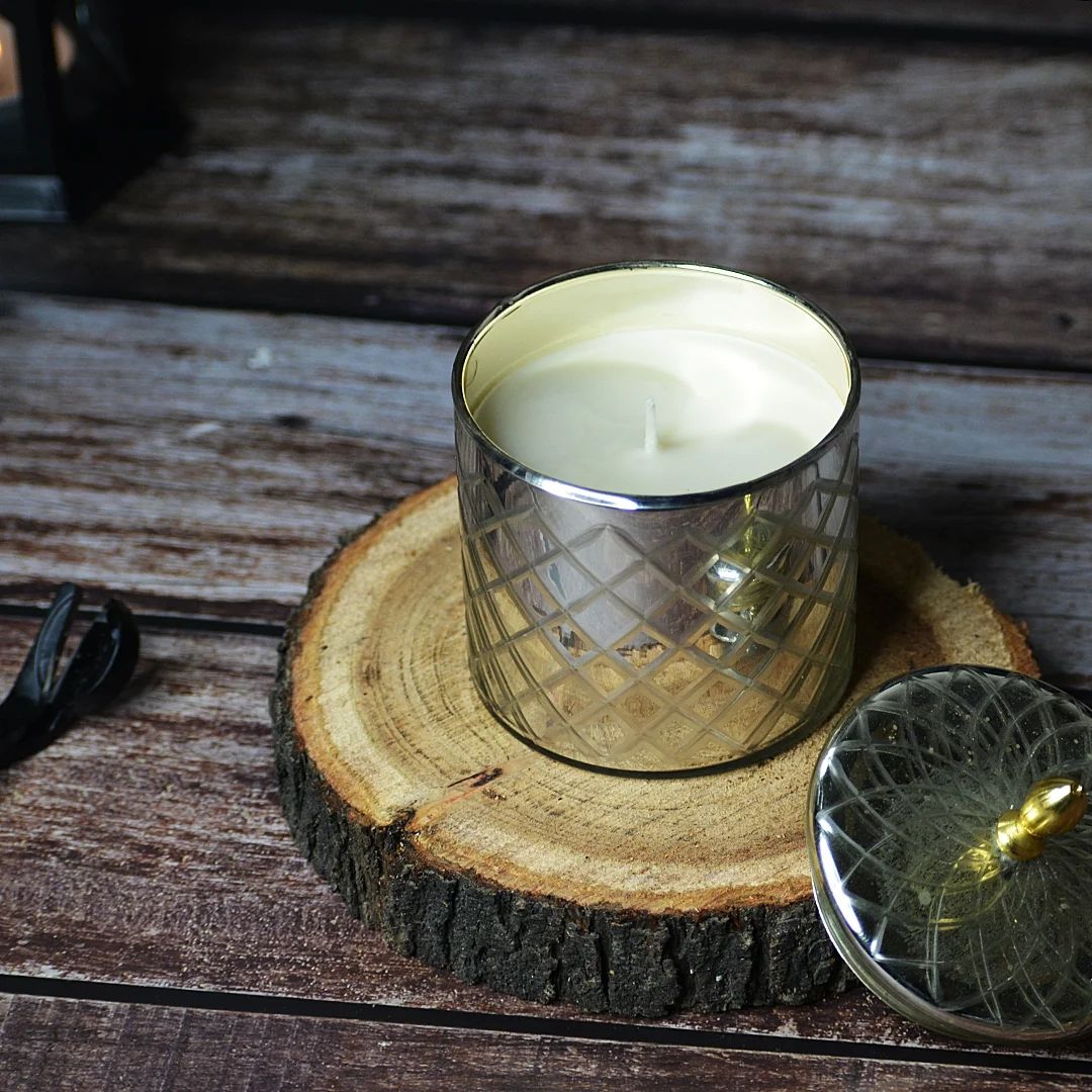 Diamond Glass Luxury Candle Sweet Coffee