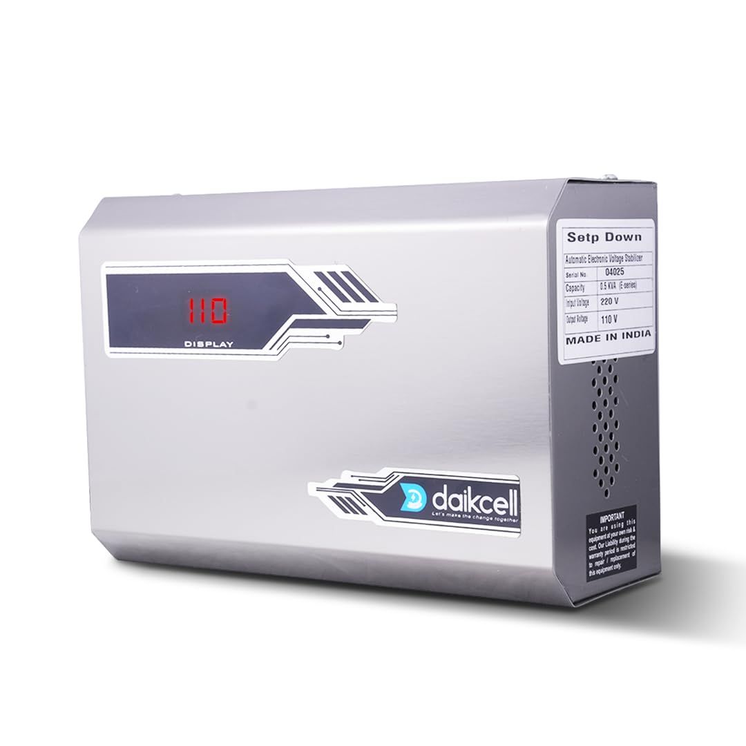 Daikcell 220 to 110 voltage converter 500 Watt Digital Stepdown Transformer Voltage Converter