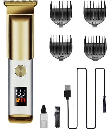 geemy Led Display Multicolor Cordless Beard Trimmer With 60 minutes Runtime