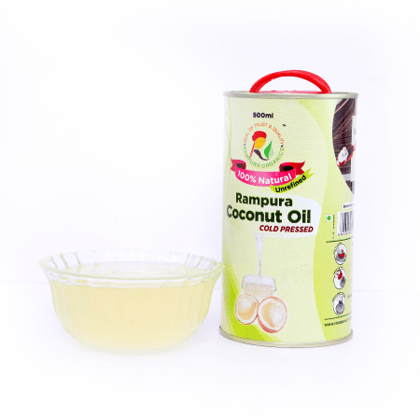 Rampura Cold Pressed Coconut Oil - 500 ml