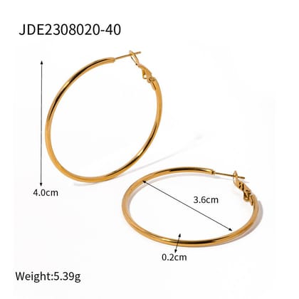 Canisa Dainty Hoop Earring-40
