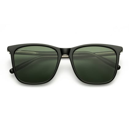 PERKEY Square-Oversized Brown UV Protected Polarized Chasma Shades Men Women - PRKY007-C2-Medium / Brown / Brown