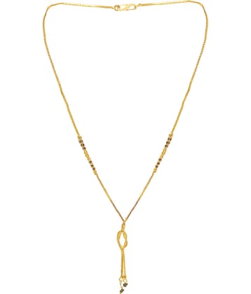 JIPPA - Golden Mangalsutra ( Pack of 1 )