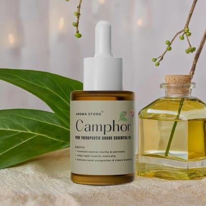 Camphor Essential Oil 100% Pure & Therapeutic Grade 30 ML