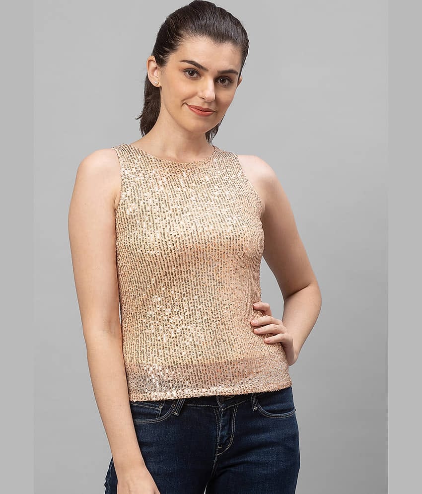 Globus - Gold Polyester Women's Regular Top ( Pack of 1 )
