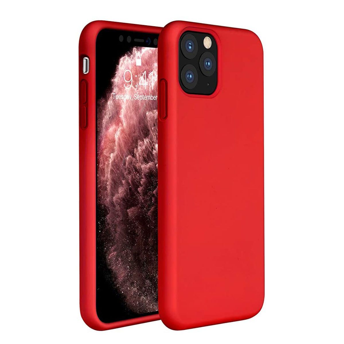 LIRAMARK Liquid Silicone Soft Back Cover Case for Apple iPhone 11 Pro Max
