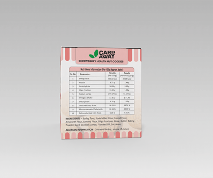 HEALTH NUT SHREWSBURY COOKIES 150 G