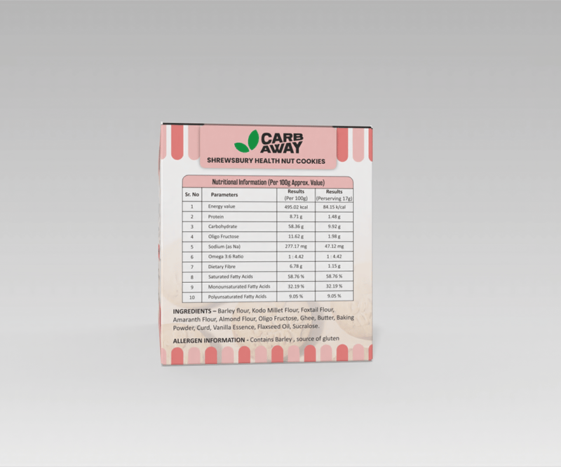 HEALTH NUT SHREWSBURY COOKIES 150 G