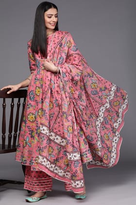 Anarkali Gotta Lace Set-S
