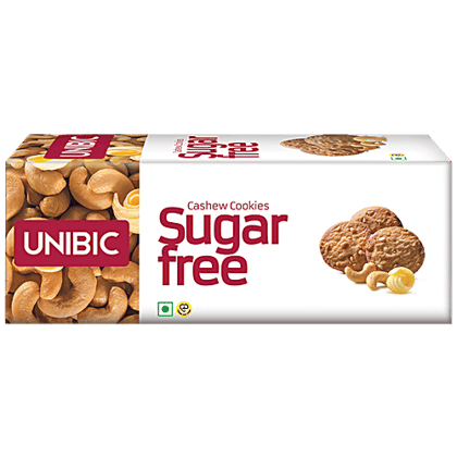 UNIBIC Sugar Free Cashew Cookies, 75 g UNIBIC Sugar Free Cashew Cookies, 75 g