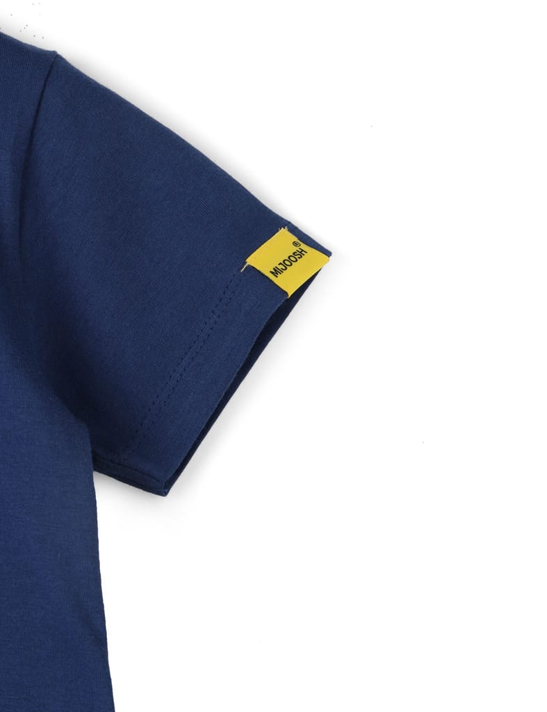 Stylish Kids Boys T shirt Cotton Estate Blue Not Doing Anything 2025 at ShopCircuit | ONDC