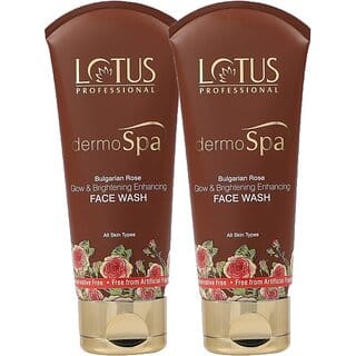 Lotus Professional Dermo Spa Bulgarian Rose- Glow & Brightening Enhancing Face Wash (160 G)