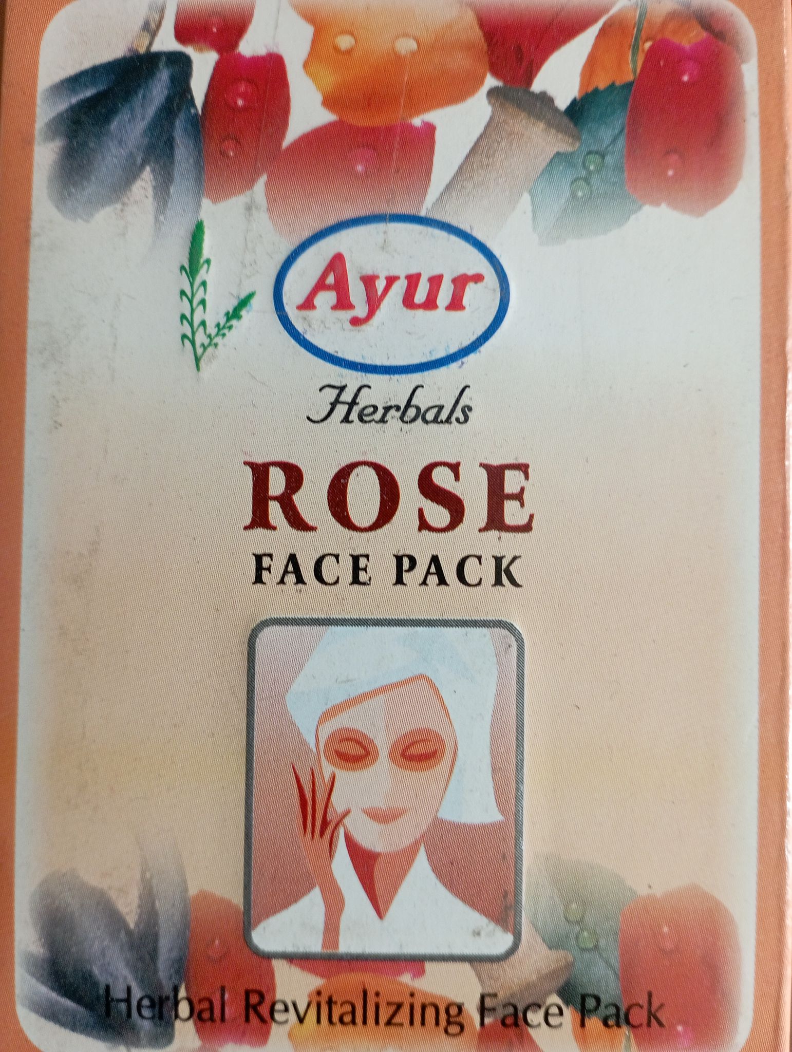 Ayur herbals rose face pack