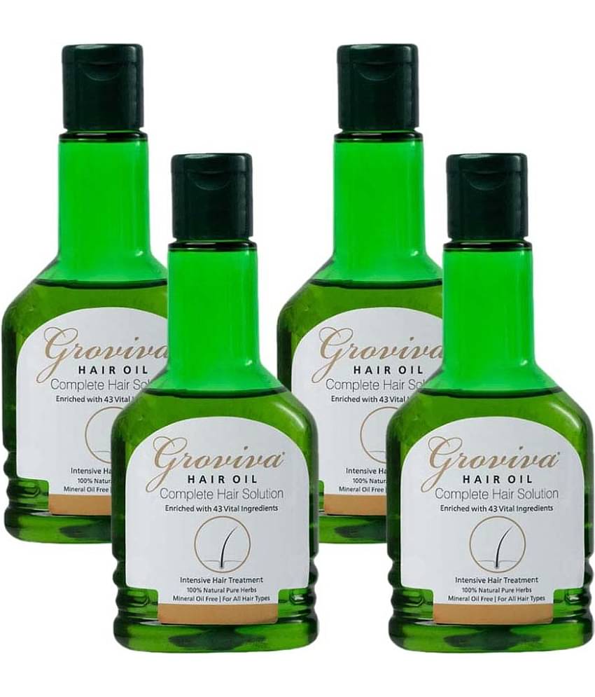 Groviva - Hair Growth Almond Oil 100 ml ( Pack of 4 )