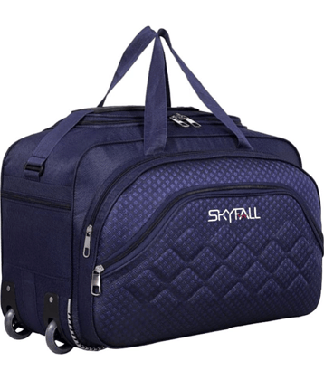 SKYFALL - Purple Nylon Duffle Trolley