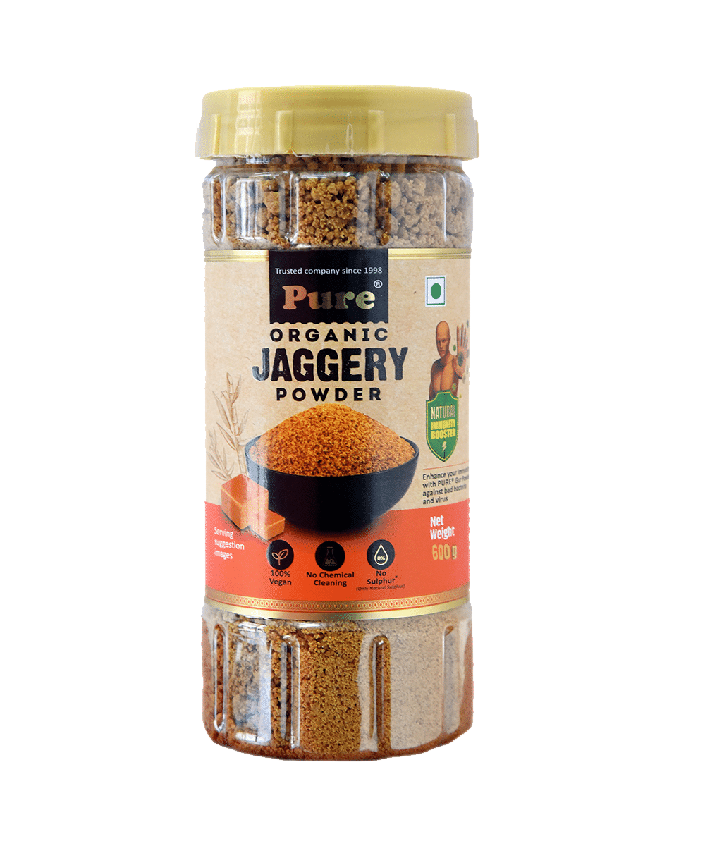 Pure Organic Jaggery Powder, 600 gm