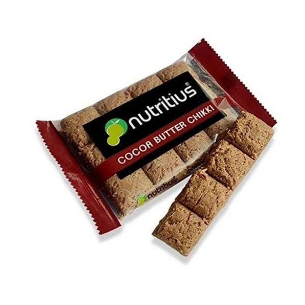 Nutritius Cocoa Butter Chikki, 125 gm