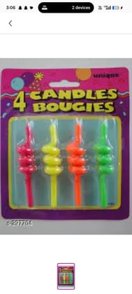 Birthday Spiral Candle