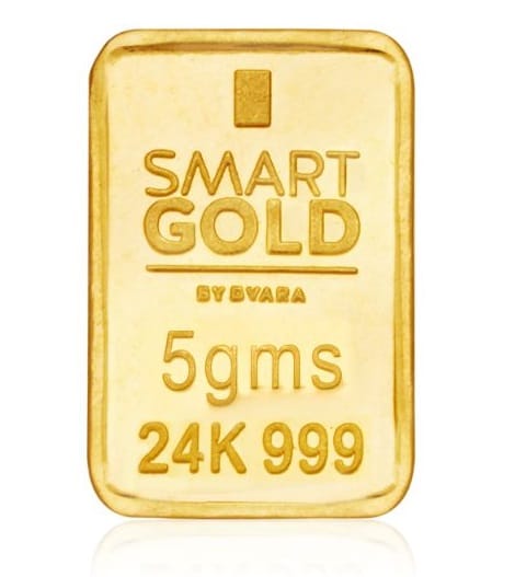 Dvara SmartGold Rectangle Gold Bar (24K) 5 Gms