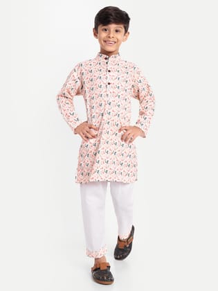 Kurta Pyjama Set _ Multicolor