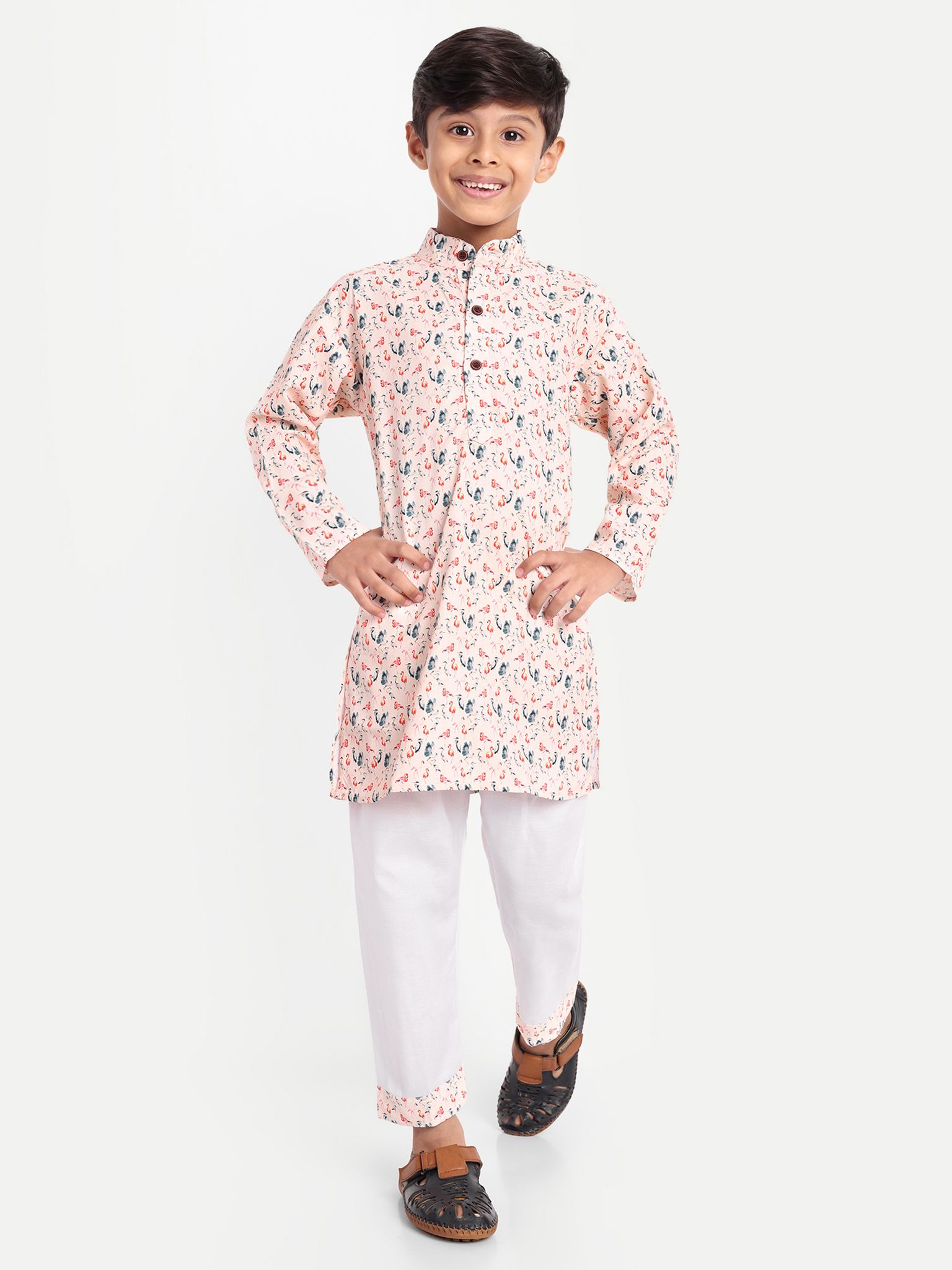 Kurta Pyjama Set _ Multicolor