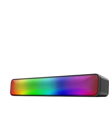 VEhop with RGb Light 10 W Bluetooth Speaker Bluetooth v5.0 with USB,SD card Slot,Aux Playback Time 6 hrs Assorted