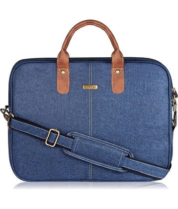 Lorem Blue PVC Folio