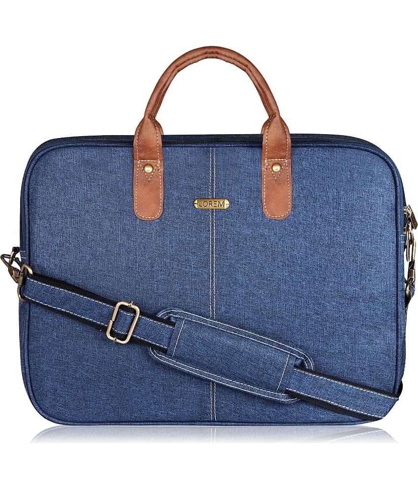 Lorem Blue PVC Folio