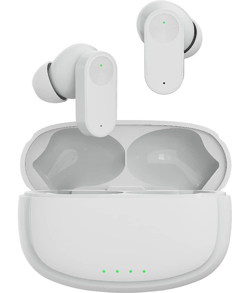 COREGENIX NORD BUDS Bluetooth True Wireless (TWS) In Ear 35 Hours Playback Low Latency,Powerfull bass IPX5(Splash & Sweat Proof) White