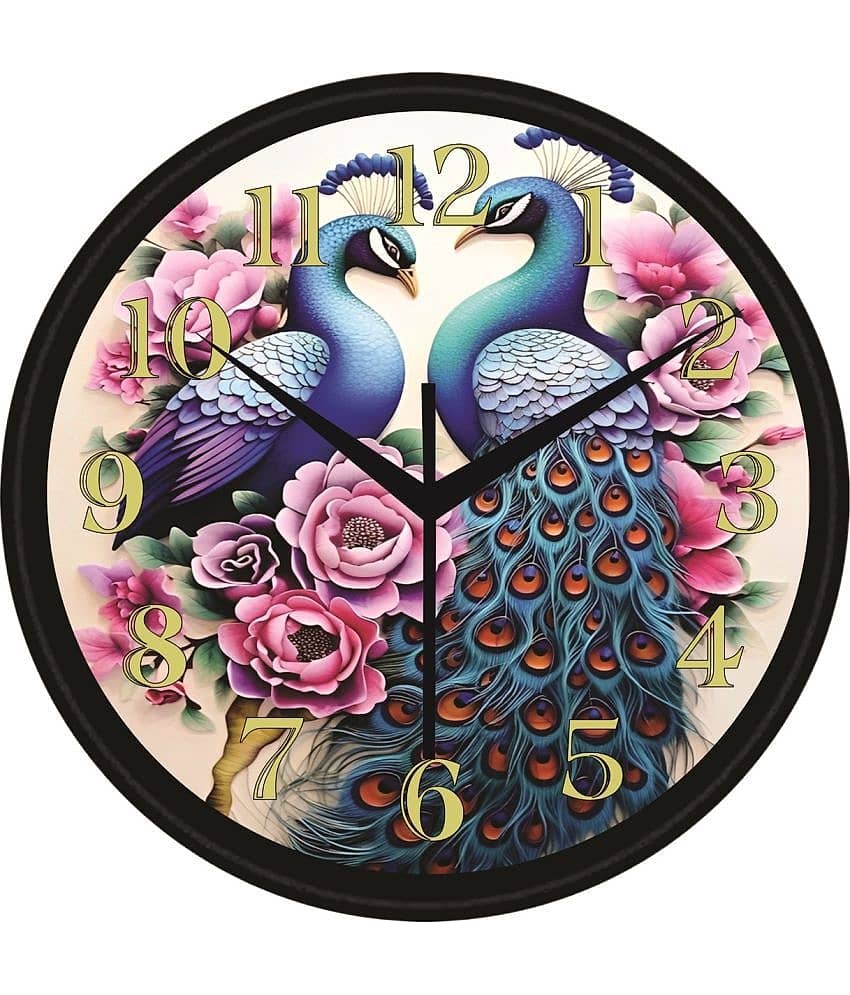 KP CRAFT Circular Analog Wall Clock