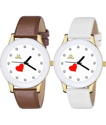 Septem Multicolor Leather Analog Men's Watch