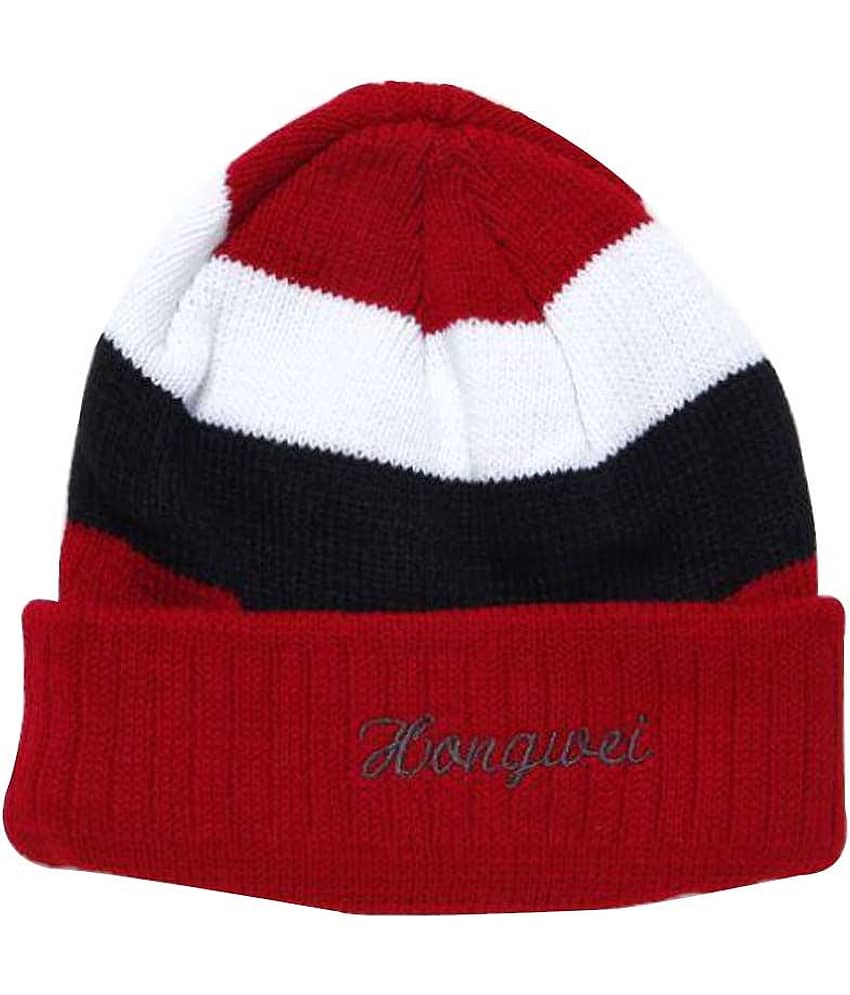 Bizarro Red Striped Wool Caps