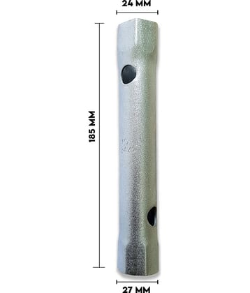 Laxmi Tubular Box Spanner 24 x 27 Tube Spanner Tube Spanner Single Pc