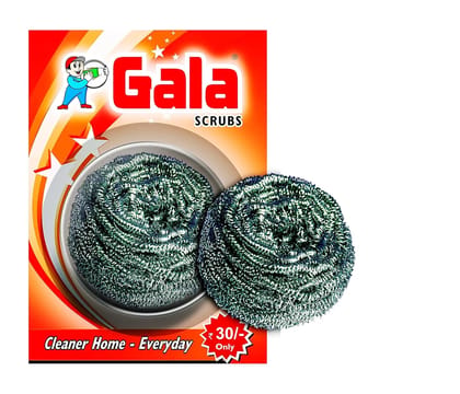 Gala Steel Scrubber Combo Set (Pack of 12)