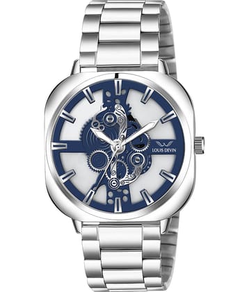 LOUIS DEVIN Silver Metal Analog Men's Watch
