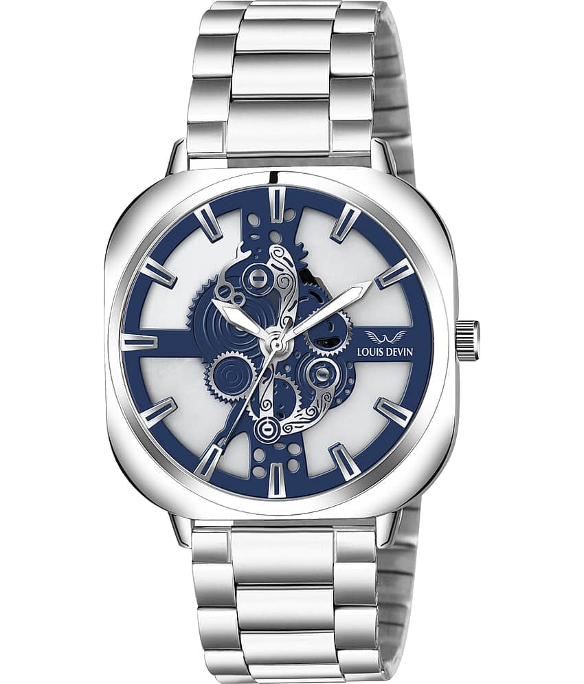 LOUIS DEVIN Silver Metal Analog Men's Watch