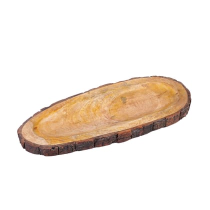 Wooden Mango Tray Oval