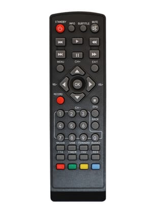 Set Top Box Remote, Compatible with Occ Set Top Box Remote Control-Old Remote Functions Must Be Exactly Same (Color Multicolor)