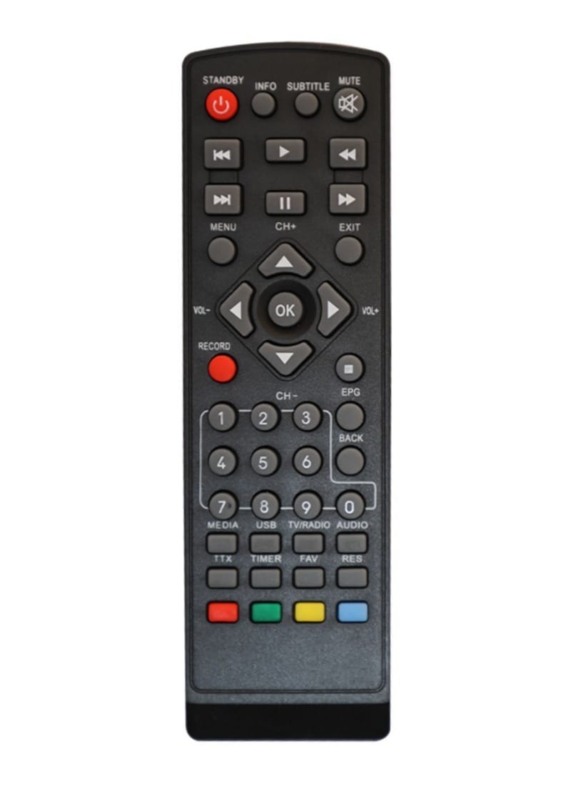 Set Top Box Remote, Compatible with Occ Set Top Box Remote Control-Old Remote Functions Must Be Exactly Same (Color Multicolor)